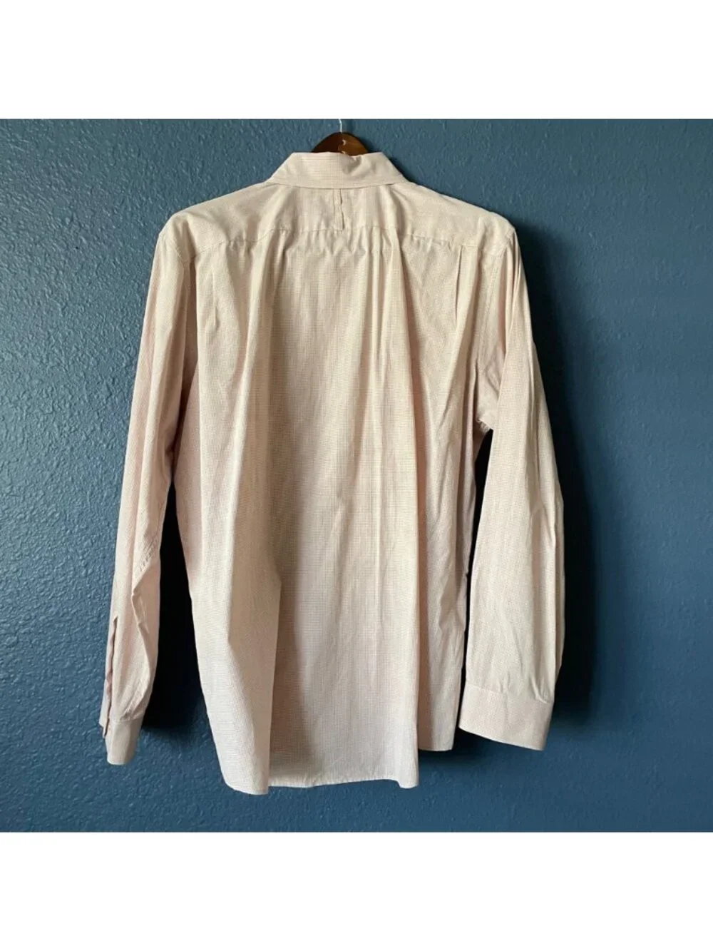 Banana Republic Classic White Red Checkered Button Up Shirt Mens Large Career